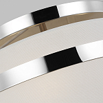 Потолочный светильник с белым тканевым абажуром Generation Lighting варинант исполнения - 3 | Loft Concept в Новосибирске