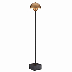 Торшер с куполообразным абажуром на чёрном мраморном основании Riverside Floor Lamp варинант исполнения - 2 | Loft Concept в Новосибирске