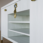 Комод-буфет Elsa Dreams White с открытыми полками   варинант исполнения - 7 | Loft Concept в Новосибирске