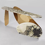 Консоль в виде овальных элементов Jinye console варинант исполнения - 2 | Loft Concept в Новосибирске