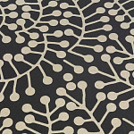 Подушка декоративная черного цвета Blossom Essence Grace варинант исполнения - 4 | Loft Concept в Новосибирске