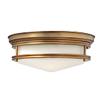 Потолочный светильник с белым матовым стеклянным плафоном в форме перевернутого конуса Hinkley варинант исполнения - 1 | Loft Concept в Новосибирске