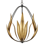 Люстра грушевидной формы с волнистыми листьями Foliage of Leaf Forms варинант исполнения - 2 | Loft Concept в Новосибирске