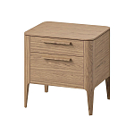 Тумба прикроватная с 2-мя выдвижными ящиками из массива дуба Type oak варинант исполнения - 1 | Loft Concept в Новосибирске