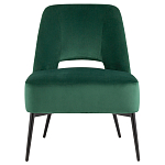 Мягкое кресло в зеленом велюре ALBA варинант исполнения - 2 | Loft Concept в Новосибирске