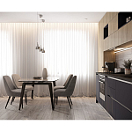 Прямая кухня с фасадом под дерево Maurice Kitchen Set варинант исполнения - 2 | Loft Concept в Новосибирске