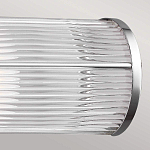 Бра для ванных комнат горизонтальное с 2-мя прозрачными рифлеными цилиндрическими плафонами Feiss варинант исполнения - 4 | Loft Concept в Новосибирске