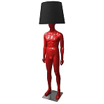 Лампа MALE MANNEQUIN LAMP с абажуром открытый позинг варинант исполнения - 2 | Loft Concept в Новосибирске