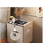 Умная прикроватная тумбочка c зарядкой для телефона Smart Furniture варинант исполнения - 4 | Loft Concept в Новосибирске