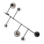 Бра с 5-ю плафонами разного диаметра и цвета Polyhedron варинант исполнения - 2 | Loft Concept в Новосибирске