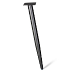 Обеденный стол с прямоугольной черно-золотой столешницей из стекла на 4-х металлических ножках Gold and Black Marble варинант исполнения - 5 | Loft Concept в Новосибирске