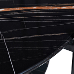 Стол журнальный круглый черный с полкой Inherence варинант исполнения - 3 | Loft Concept в Новосибирске