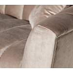 Диван трехместный велюровый серый Island of Comfort варинант исполнения - 3 | Loft Concept в Новосибирске