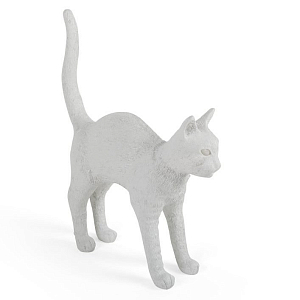 Лампа Seletti Jobby The Cat White