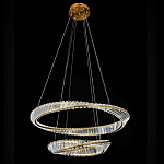 Люстра подвесная из 2-х колец Round Air Chandelier варинант исполнения - 1 | Loft Concept в Новосибирске