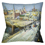 Подушка декоративная Москворецкий мост Impressionism in Art варинант исполнения - 1 | Loft Concept в Новосибирске