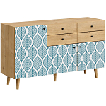 Буфет с принтом на дверцах Elise Cupboard варинант исполнения - 7 | Loft Concept в Новосибирске