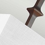 Бра бронзового цвета с полукруглым матовым стеклянным плафоном в геометрическом каркасе Feiss варинант исполнения - 6 | Loft Concept в Новосибирске