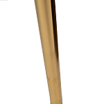 Стул бежевый из экокожи на золотых ножках Attribute of Elegance варинант исполнения - 5 | Loft Concept в Новосибирске