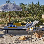 Диван-шезлонг черный Annet варинант исполнения - 7 | Loft Concept в Новосибирске