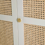 Шкаф с тремя дверцами из плетеного ротанга Tomio Wicker Furniture варинант исполнения - 7 | Loft Concept в Новосибирске