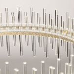 Люстра круглая с прозрачными стеклянными трубками 51 см Nembus варинант исполнения - 12 | Loft Concept в Новосибирске