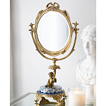 Настольное зеркало в бронзовой рамке Eden Garden варинант исполнения - 4 | Loft Concept в Новосибирске