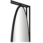 Зеркало овальное в металлической оправе в стиле лофт Urban Style Space варинант исполнения - 2 | Loft Concept в Новосибирске