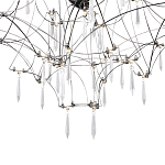 Потолочный светильник с тонким металлическим каркасом цвета хром Quasar варинант исполнения - 4 | Loft Concept в Новосибирске