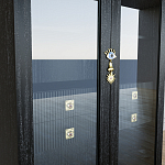 Дизайнерский шкаф витрина Elsa Dreams Black с 4-мя ящиками варинант исполнения - 4 | Loft Concept в Новосибирске