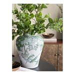 Ваза с зелеными цветочными и птичьими мотивами Vase Inspired by Nature варинант исполнения - 5 | Loft Concept в Новосибирске