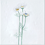 Плитка с узором Ромашки варинант исполнения - 2 | Loft Concept в Новосибирске