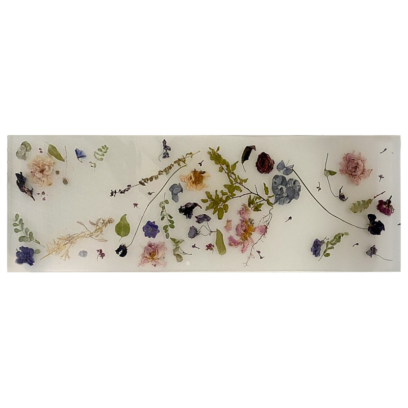 Поднос для ванны из эпоксидной смолы с цветами белая Epoxy Resin Flowers Bath Tray White Белый Мульти Поднос для ванны из эпоксидной смолы с цветами белая Epoxy Resin Flowers Bath Tray White Белый Мульти в Новосибирске | Loft Concept