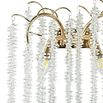 Бра с хрустальными подвесками Bunch of Crystal Berries Gold Wall Lamp варинант исполнения - 2 | Loft Concept в Новосибирске