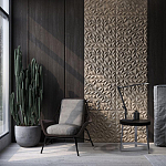 Гипсовая 3D панель с принтографией PM-45 варинант исполнения - 1 | Loft Concept в Новосибирске