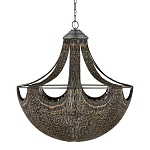 Люстра в форме колокола с декором из тонких железных нитей Jagged Pattern варинант исполнения - 4 | Loft Concept в Новосибирске