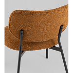 Кресло лаунж Jamie букле горчичный варинант исполнения - 3 | Loft Concept в Новосибирске