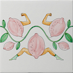 Плитка дизайнерская Сила в лимонах варинант исполнения - 2 | Loft Concept в Новосибирске