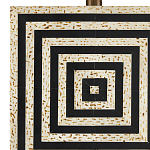 Настольная лампа с квадратным основанием и прямоугольным абажуром Neat Lines варинант исполнения - 1 | Loft Concept в Новосибирске