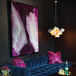 Люстра с 15-ю белыми  плафонами с золотой внутренней поверхностью Hinkley варинант исполнения - 3 | Loft Concept в Новосибирске