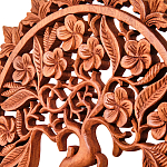 Панно из дерева круглое Sakura Panel With Trees варинант исполнения - 2 | Loft Concept в Новосибирске