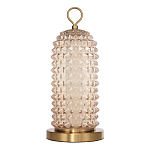 Настольная лампа с факутрным стеклянным плафоном Sonora варинант исполнения - 2 | Loft Concept в Новосибирске