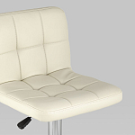 Барный стул с сиденьем молочного цвета Honory варинант исполнения - 7 | Loft Concept в Новосибирске