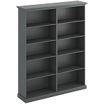 Двойной стеллаж серый Percent Rack Grey варинант исполнения - 1 | Loft Concept в Новосибирске