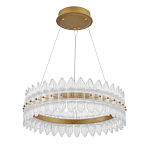 Люстра круглая с декоративными элементами в виде лепестков Round Light Flashing варинант исполнения - 4 | Loft Concept в Новосибирске