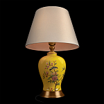 Настольная лампа желтая с изображением птиц Slip Away варинант исполнения - 4 | Loft Concept в Новосибирске