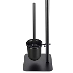 Держатель для туалетной бумаги с подвесным ершиком Black Bathroom Accessory варинант исполнения - 4 | Loft Concept в Новосибирске