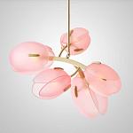 Дизайнерский Светильник Lilly Pink Tulip Lamp розовый плафон  варинант исполнения - 5 | Loft Concept в Новосибирске