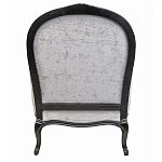 Кресло Ava Classical Armchair black and grey velour варинант исполнения - 2 | Loft Concept в Новосибирске