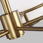 Люстра с 5-ю белыми шарообразными плафонами в сферические каркасах Feiss варинант исполнения - 3 | Loft Concept в Новосибирске